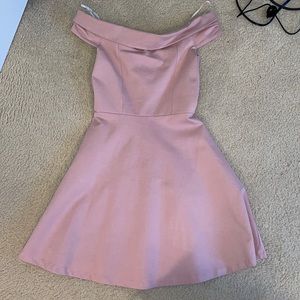 off the shoulder dress